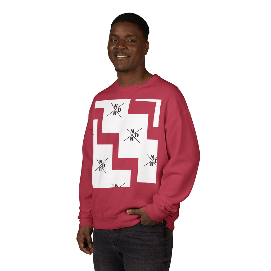 NDR Geometric  Crewneck  Pullover