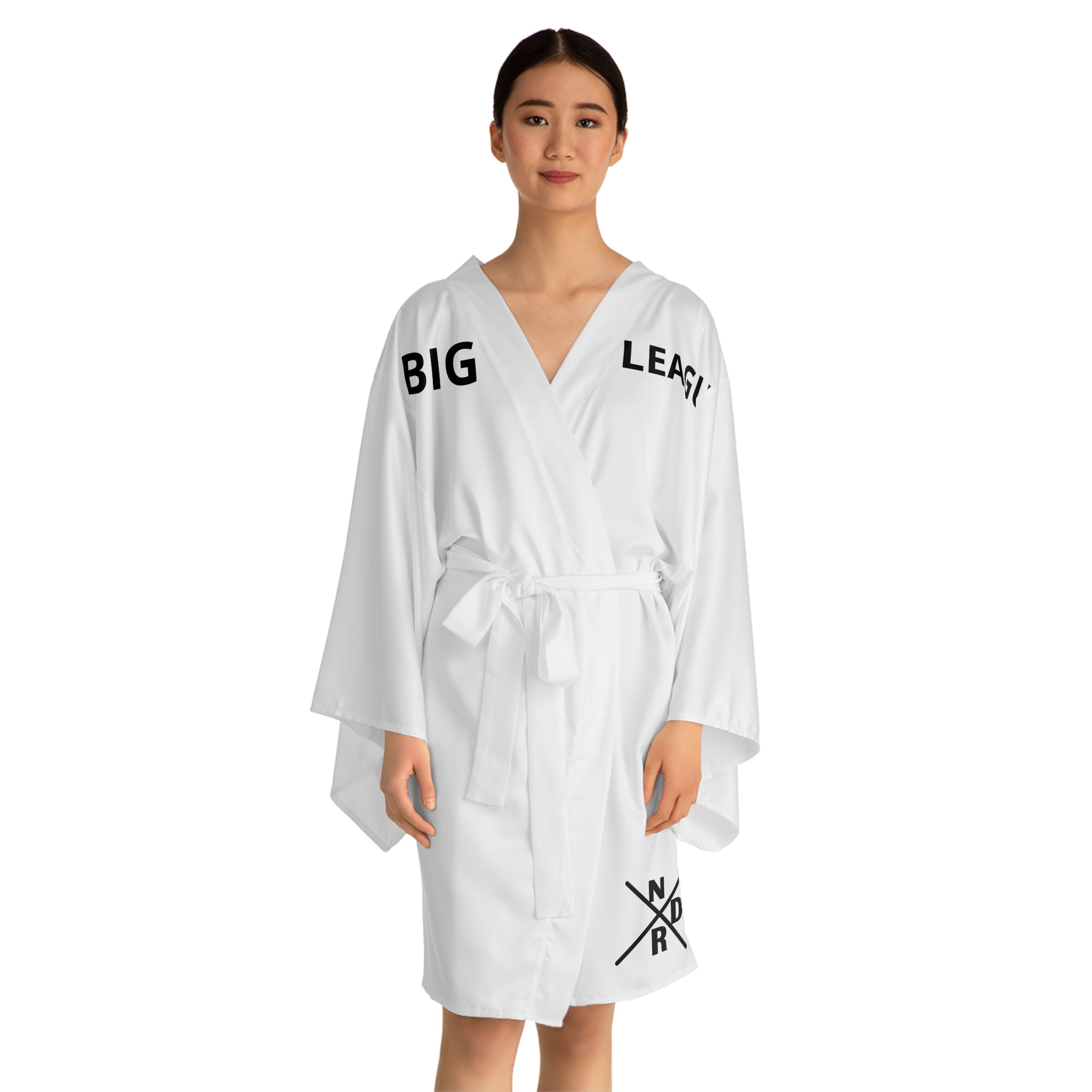 N D R -Big League Floral Femme Kimono Robe