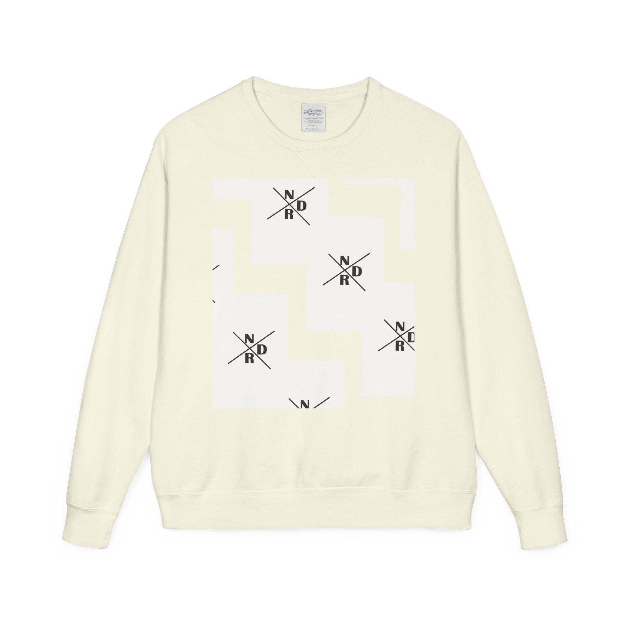 NDR Geometric  Crewneck  Pullover