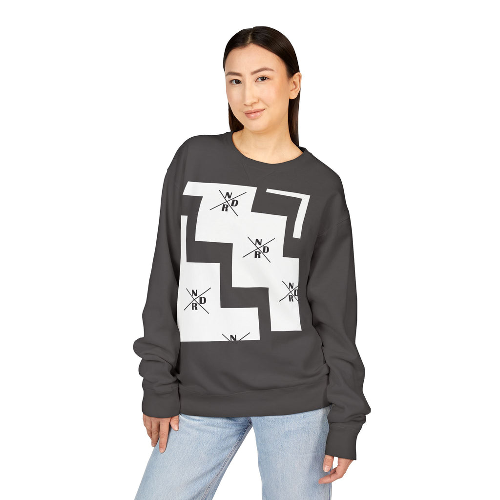 NDR Geometric  Crewneck  Pullover
