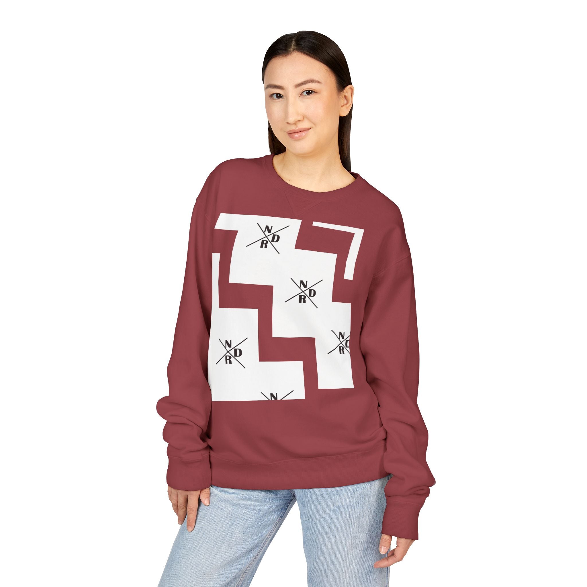 NDR Geometric  Crewneck  Pullover