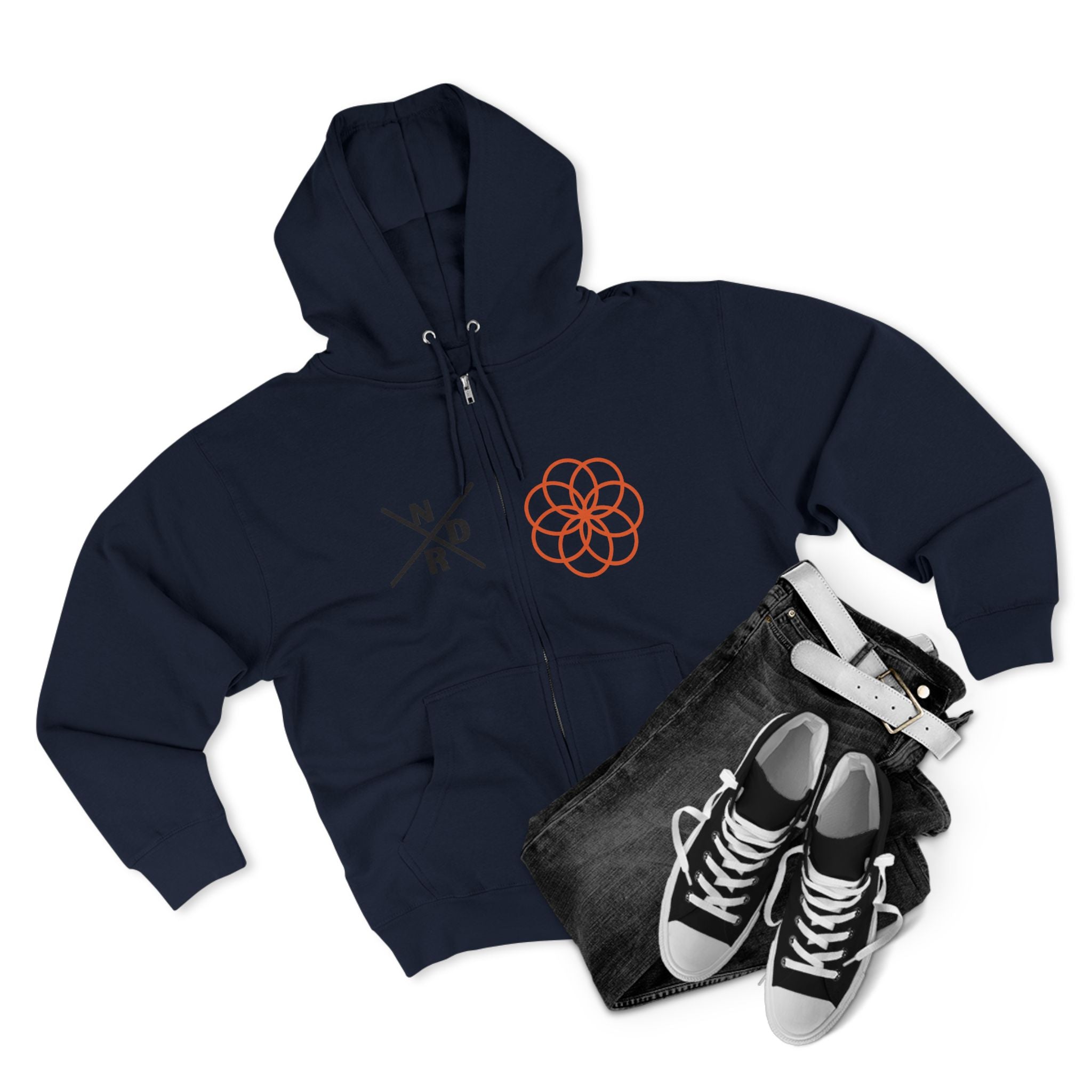 NDR - Geometric Zip Hoodie