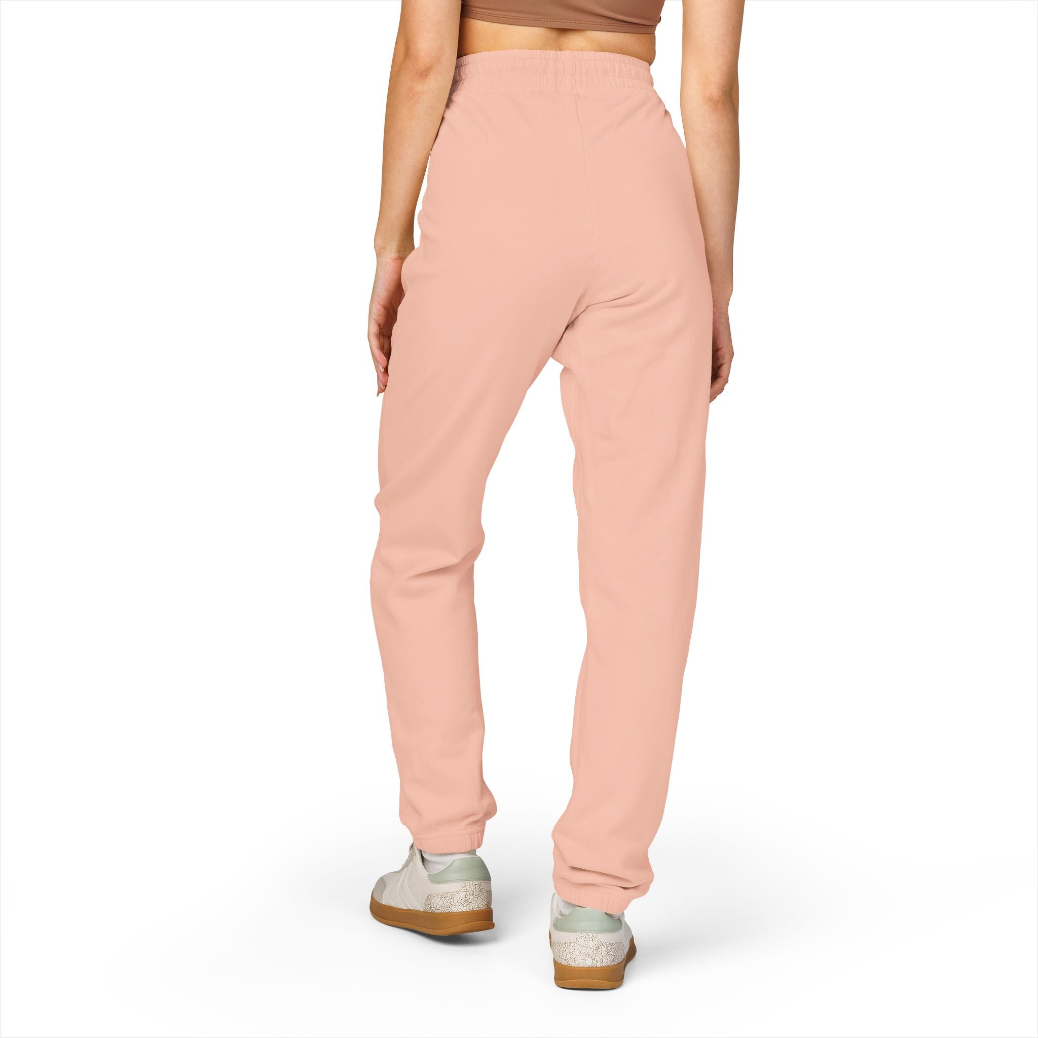 NDR Joggers — Graphic Sweatpants with Orange Rose SKULL