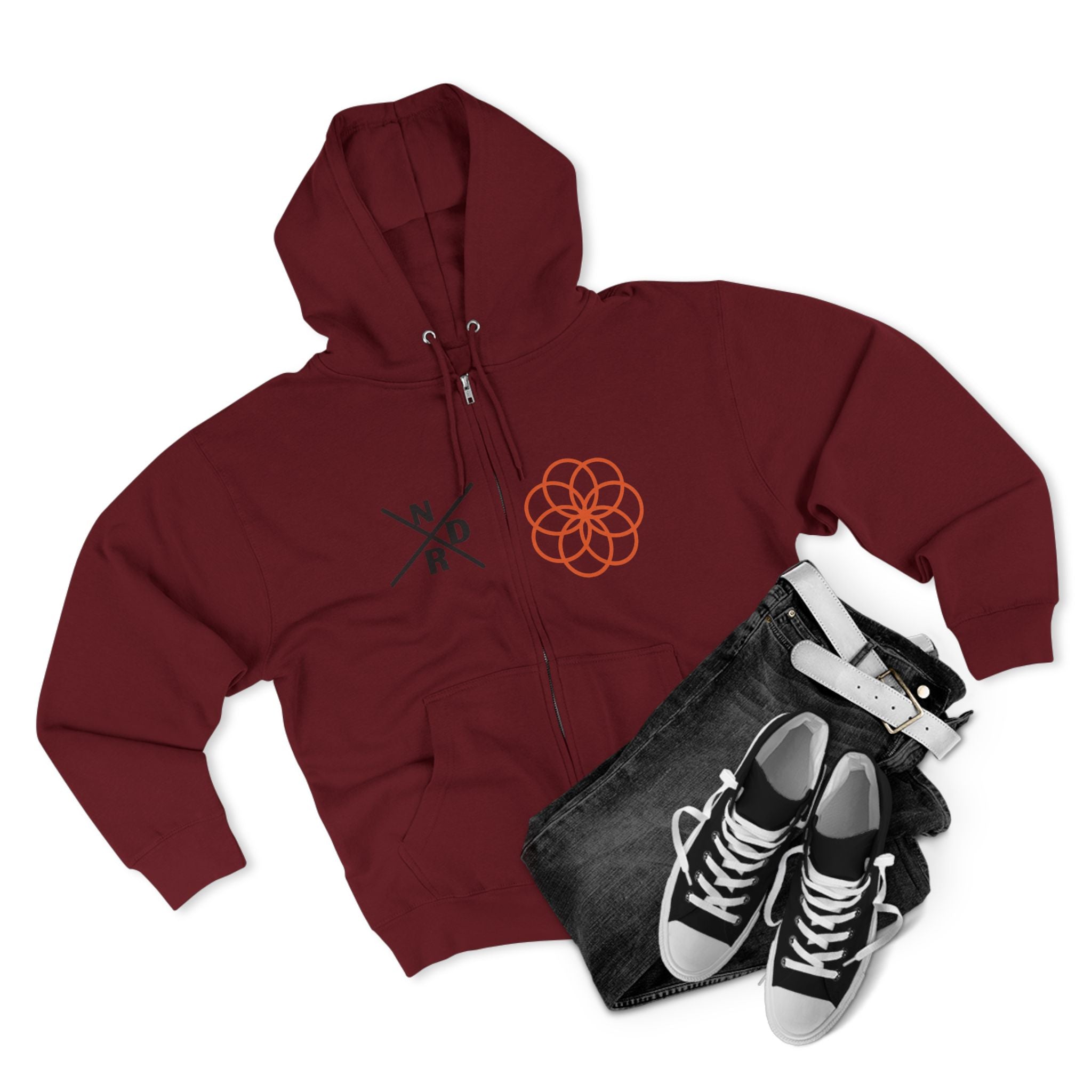NDR - Geometric Zip Hoodie