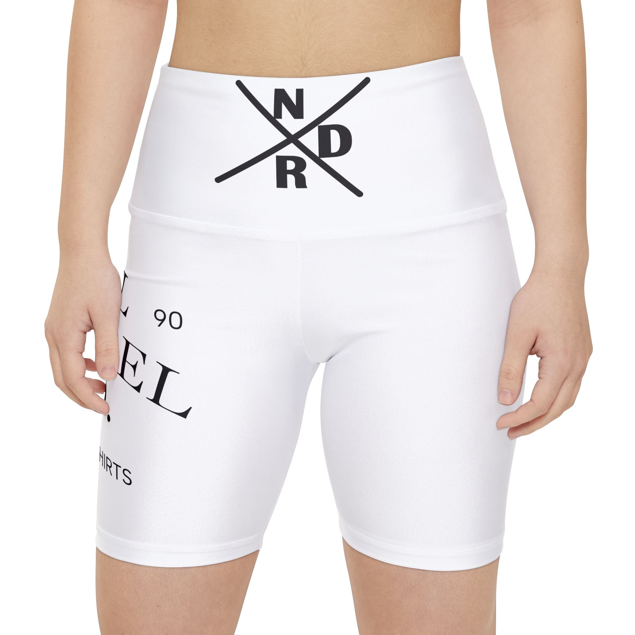 N D R - High-Waist Workout Shorts