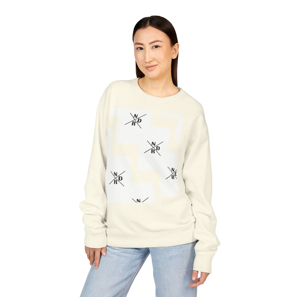 NDR Geometric  Crewneck  Pullover