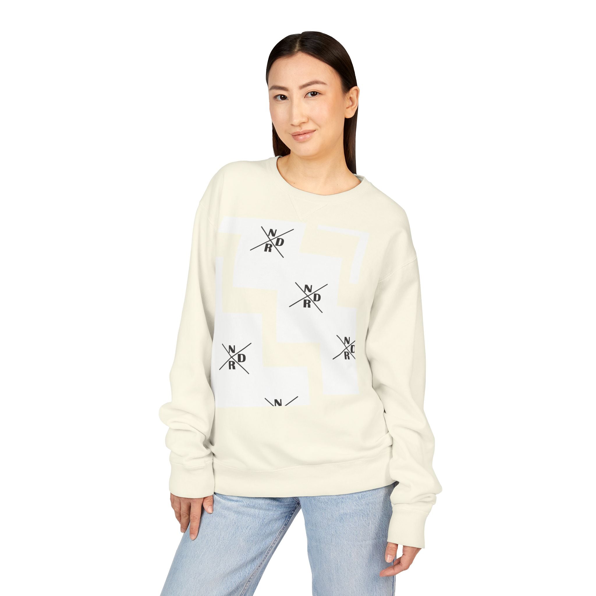 NDR Geometric  Crewneck  Pullover