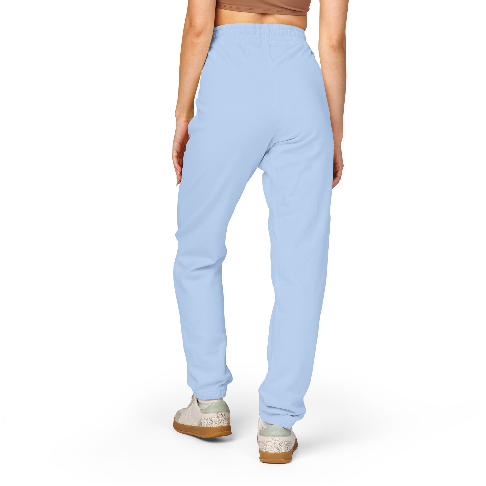 NDR Joggers — Graphic Sweatpants with Orange Rose SKULL