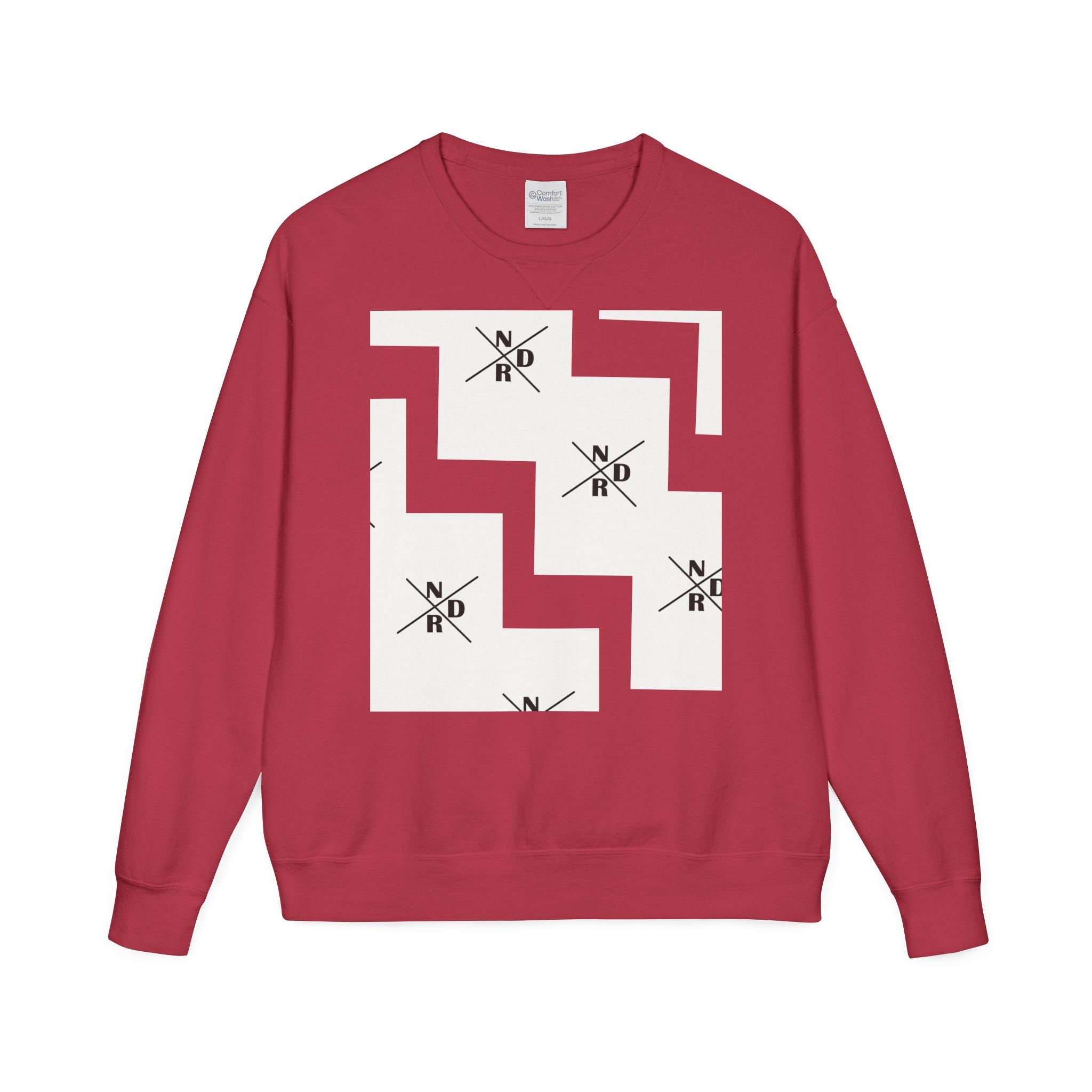NDR Geometric  Crewneck  Pullover