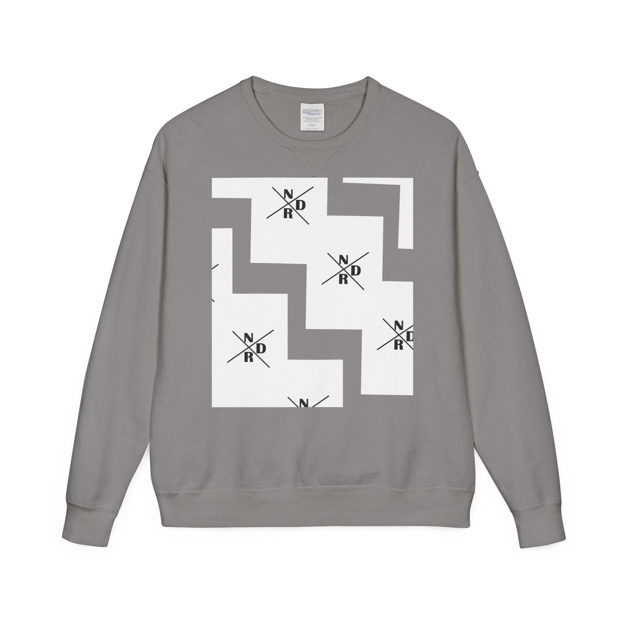 NDR Geometric  Crewneck  Pullover
