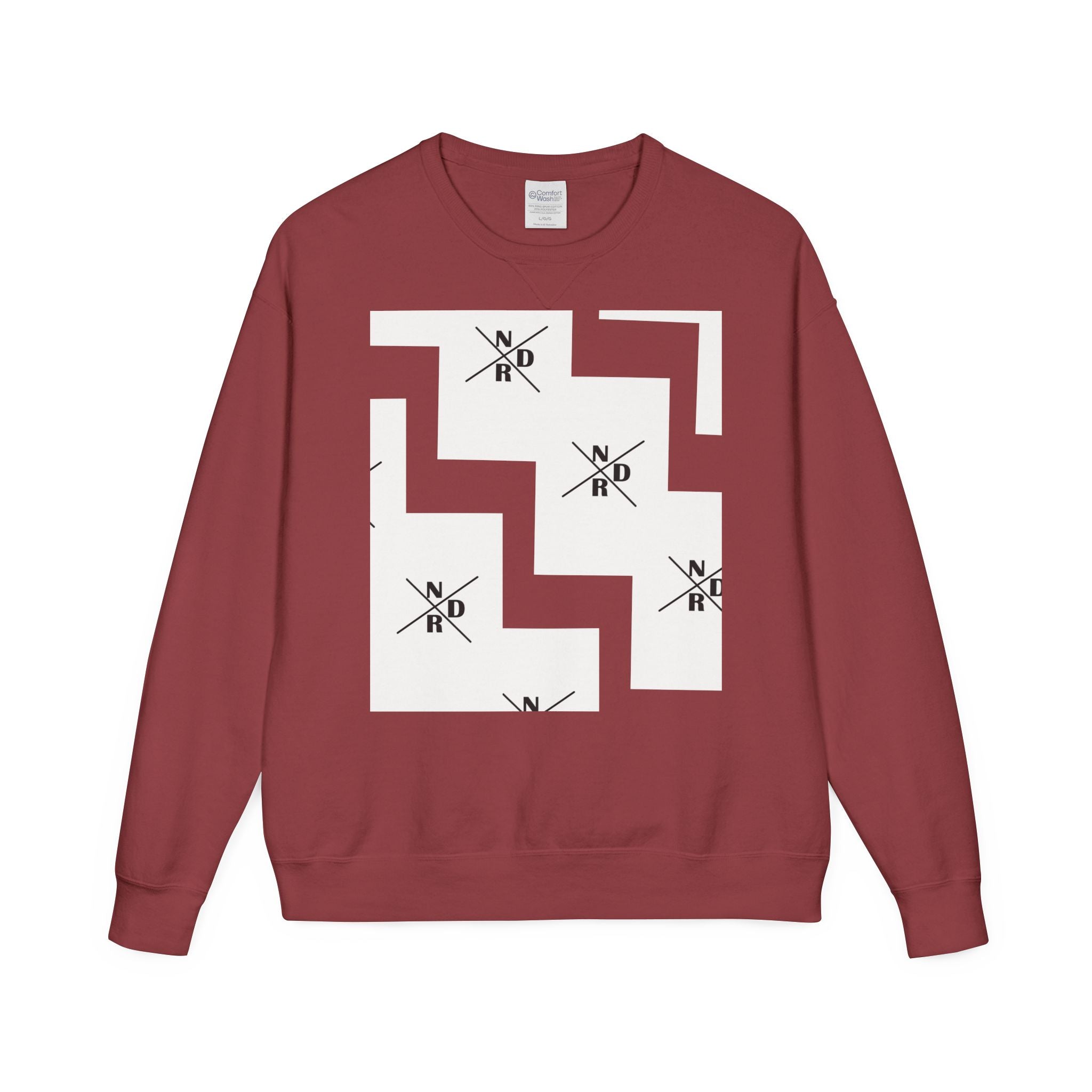 NDR Geometric  Crewneck  Pullover