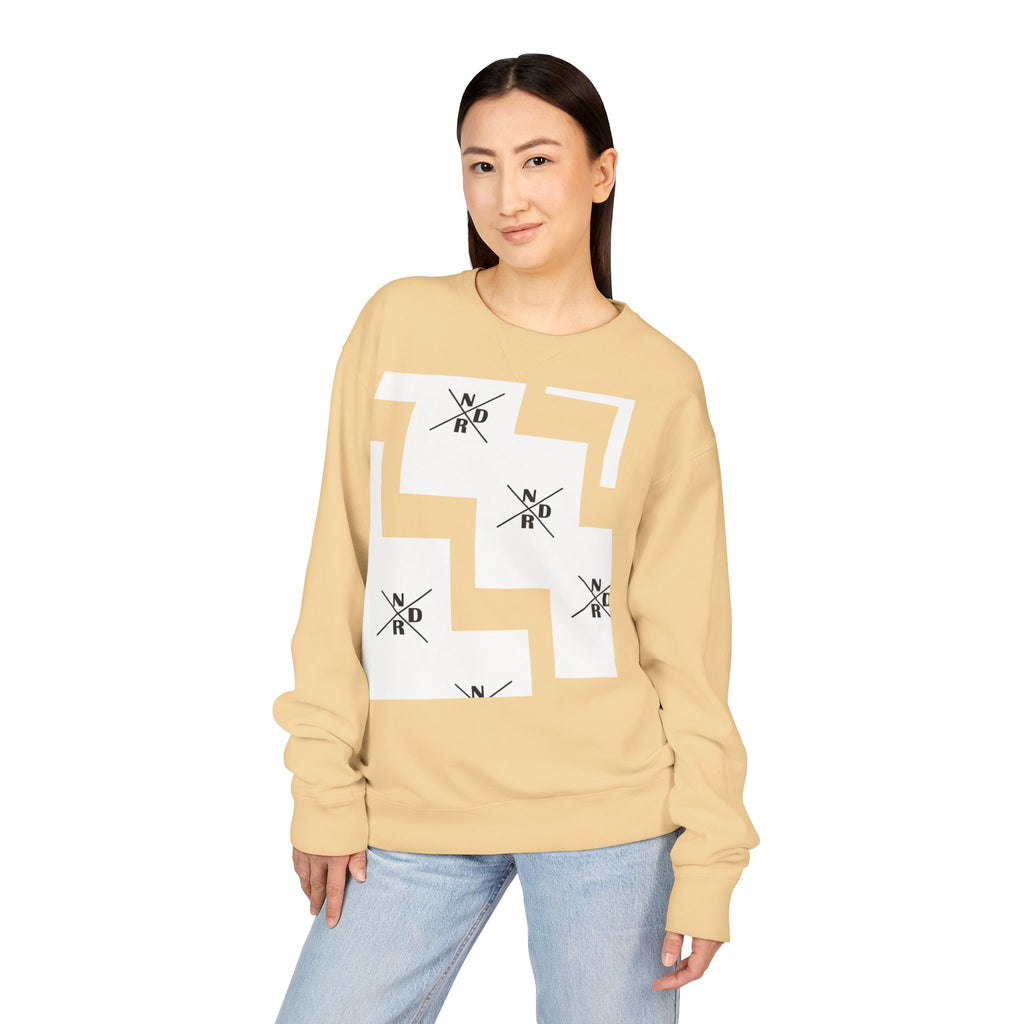 NDR Geometric  Crewneck  Pullover