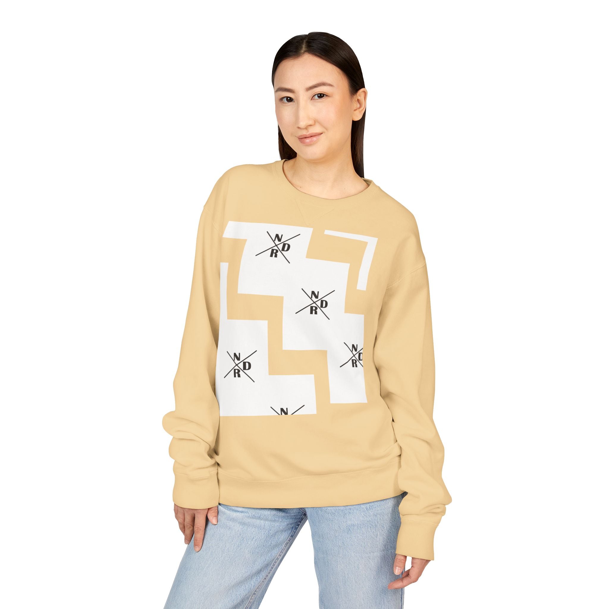 NDR Geometric  Crewneck  Pullover