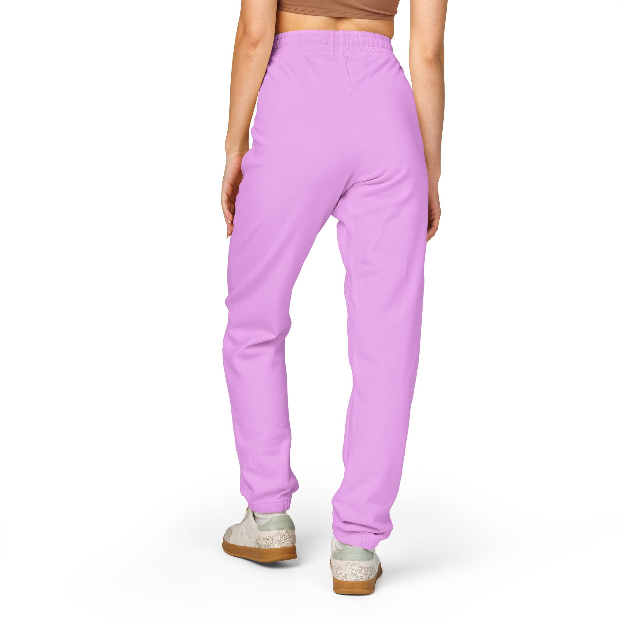 NDR Joggers — Graphic Sweatpants with Orange Rose SKULL
