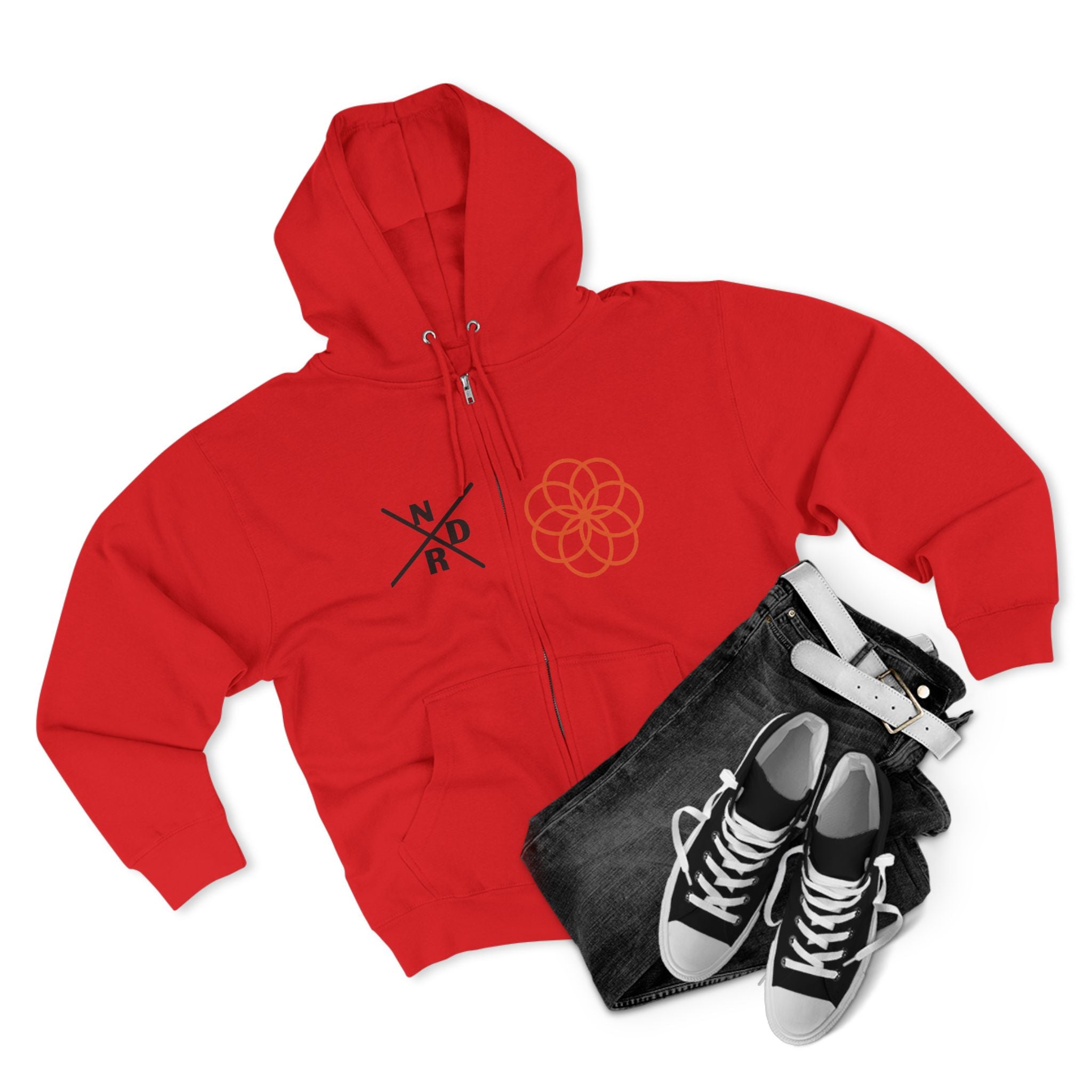 NDR - Geometric Zip Hoodie