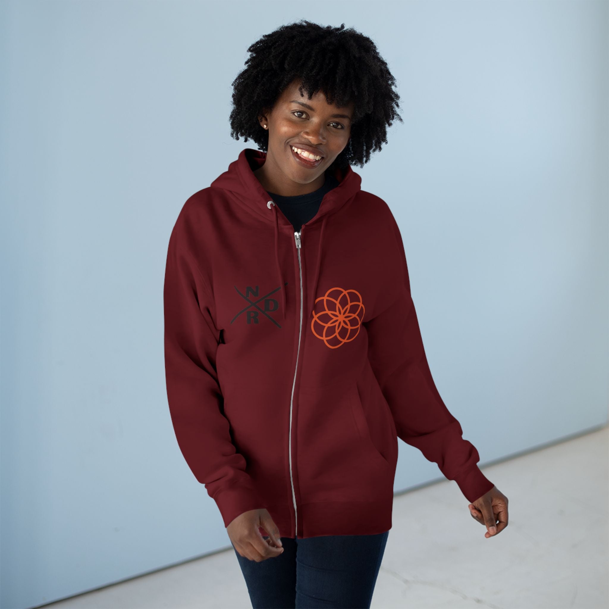 NDR - Geometric Zip Hoodie
