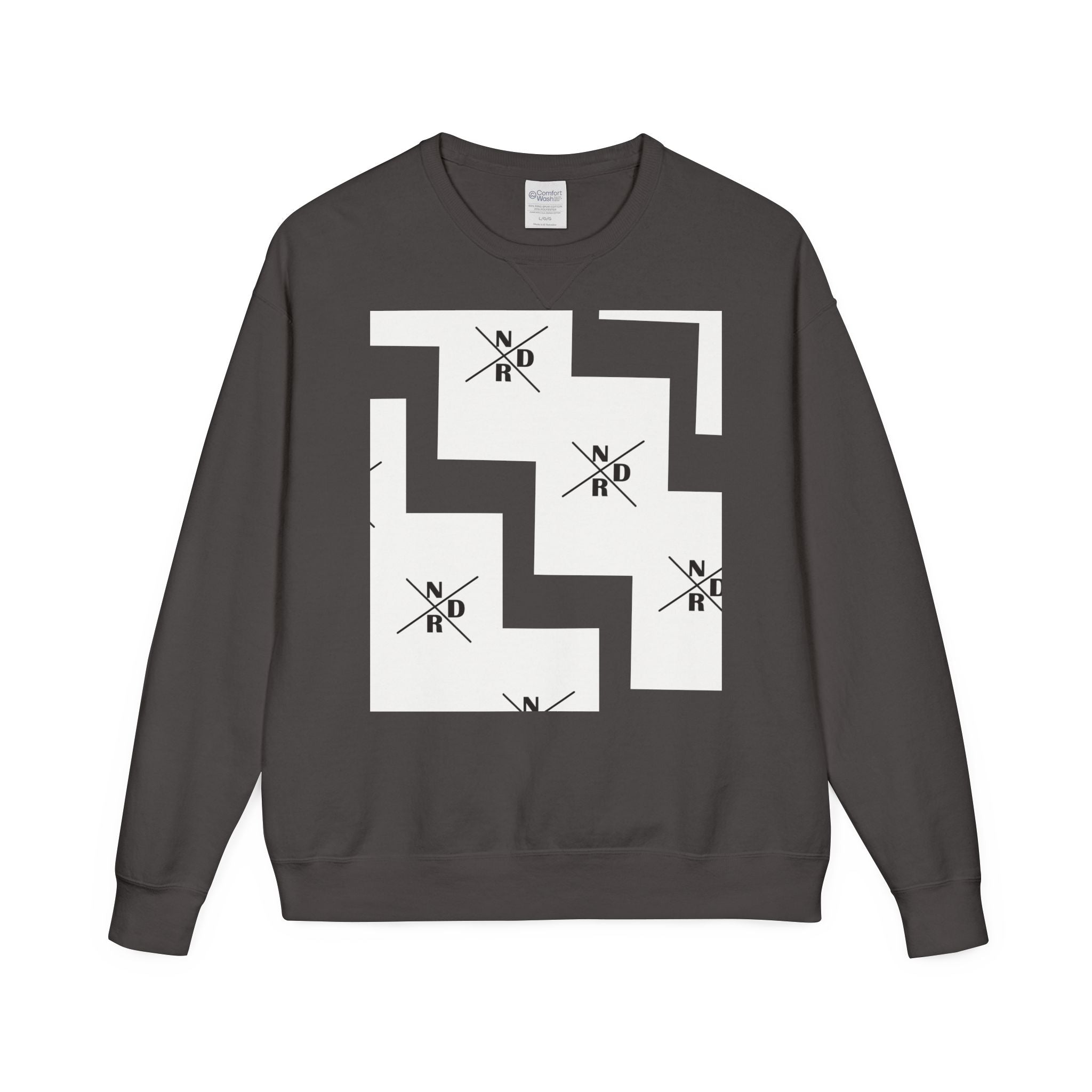NDR Geometric  Crewneck  Pullover