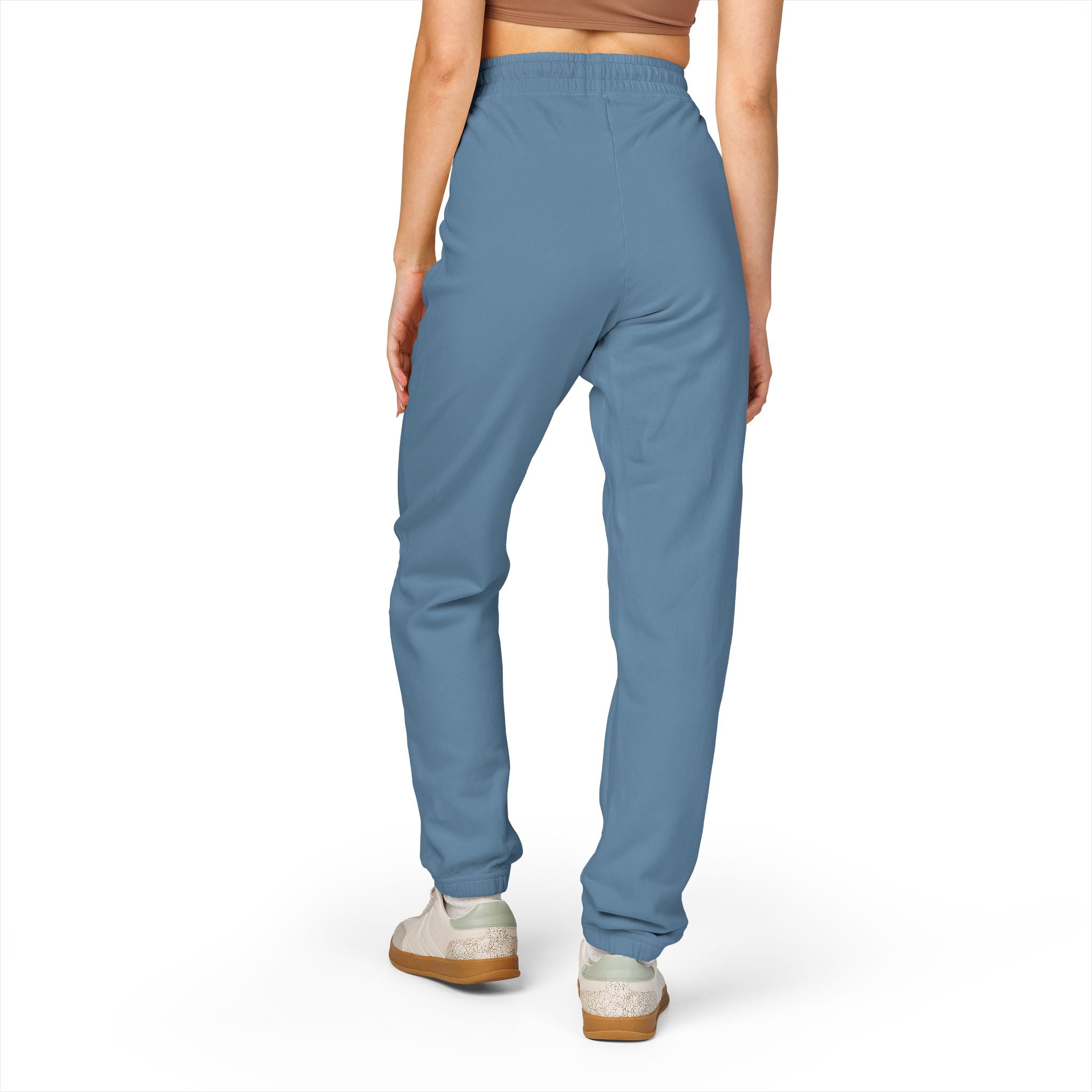 NDR Joggers — Graphic Sweatpants with Orange Rose SKULL