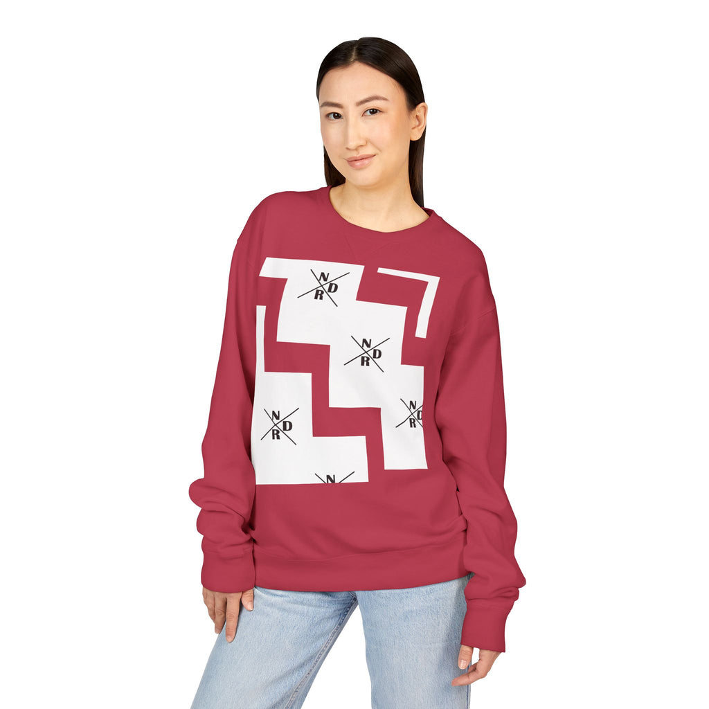 NDR Geometric  Crewneck  Pullover