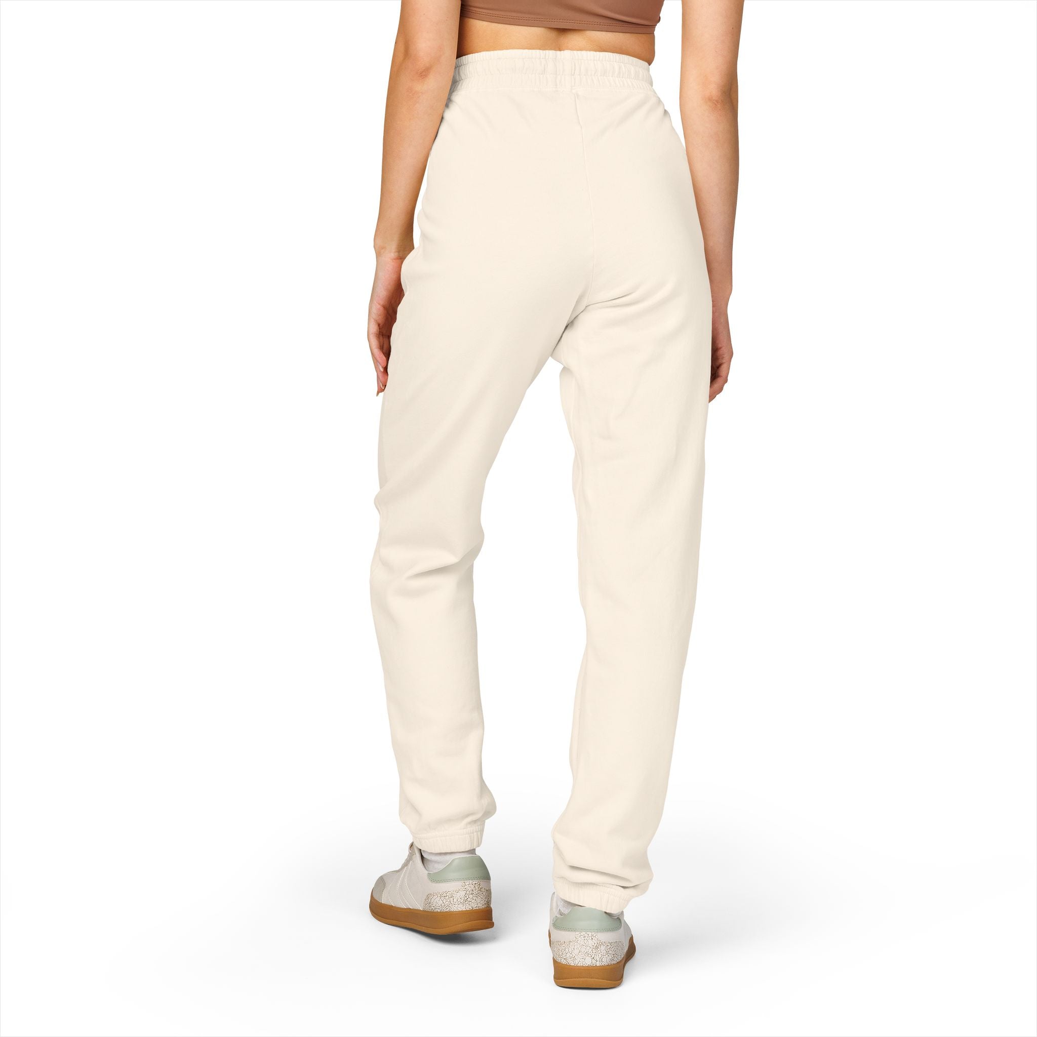 NDR Joggers — Graphic Sweatpants with Orange Rose SKULL