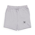 Minimal Compass Logo Sweatshorts — Black Sponge Fleece Casual Shorts