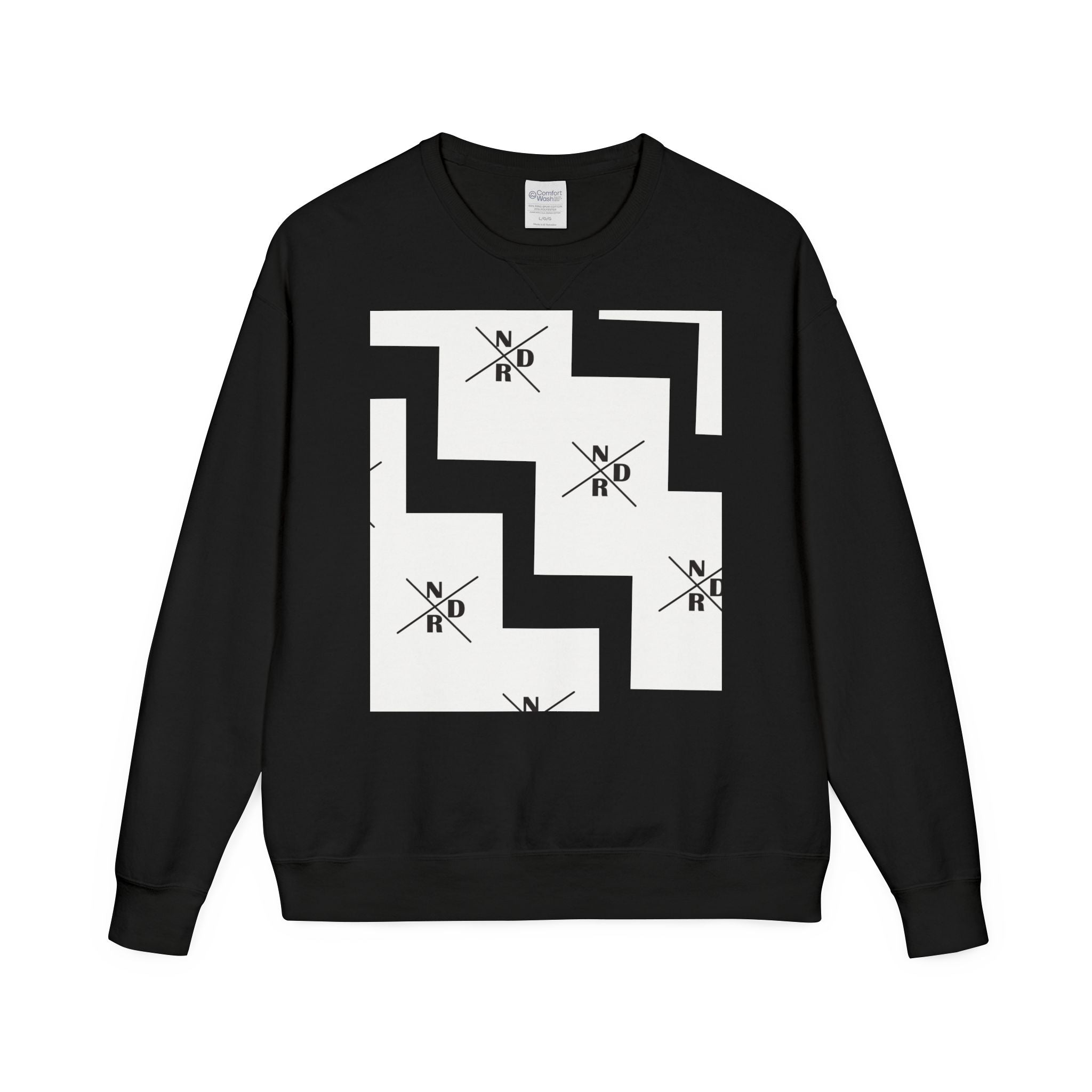 NDR Geometric  Crewneck  Pullover