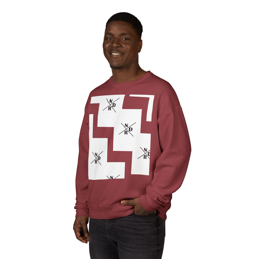 NDR Geometric  Crewneck  Pullover