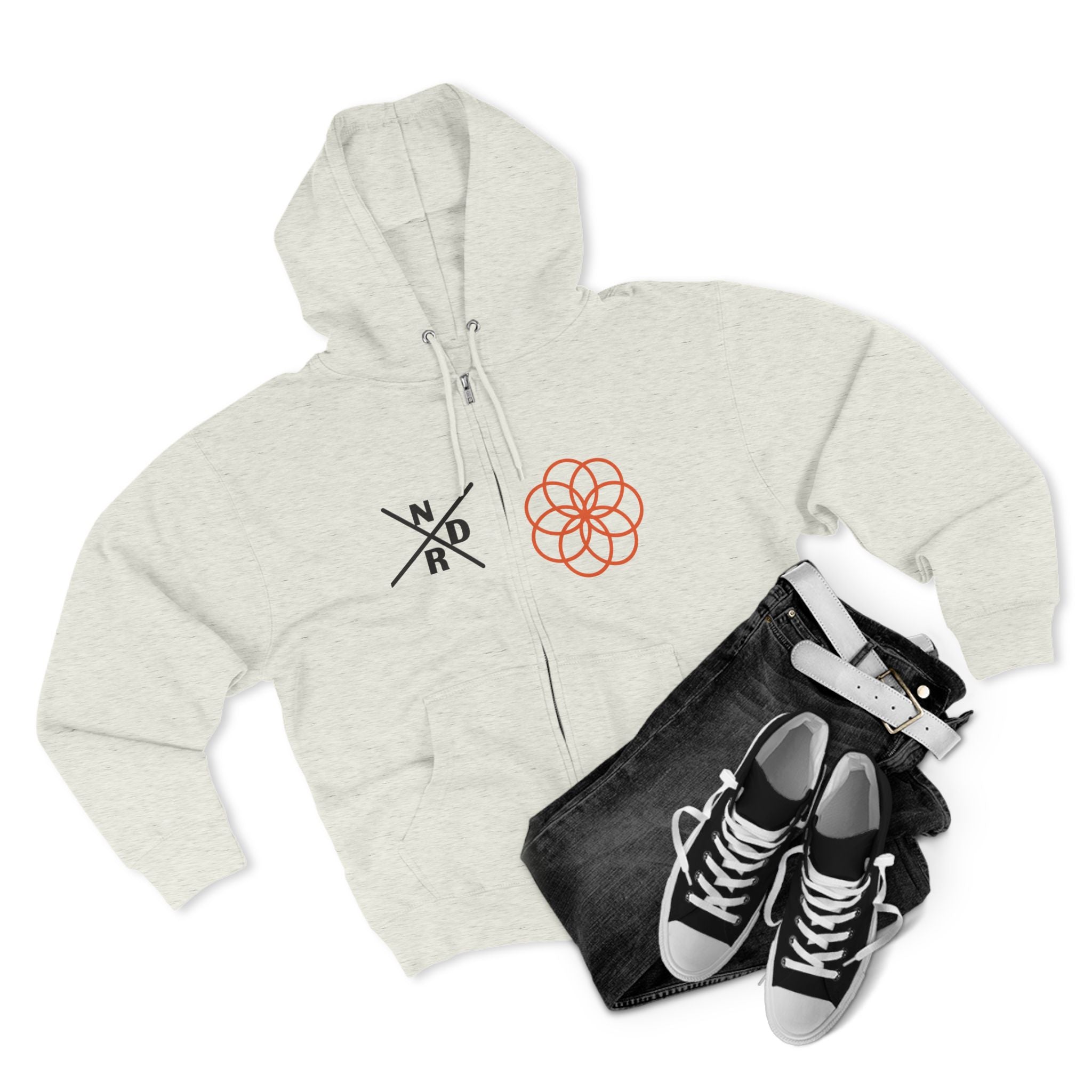 NDR - Geometric Zip Hoodie