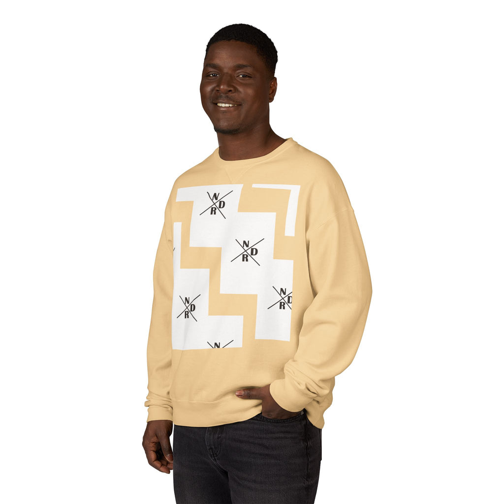 NDR Geometric  Crewneck  Pullover