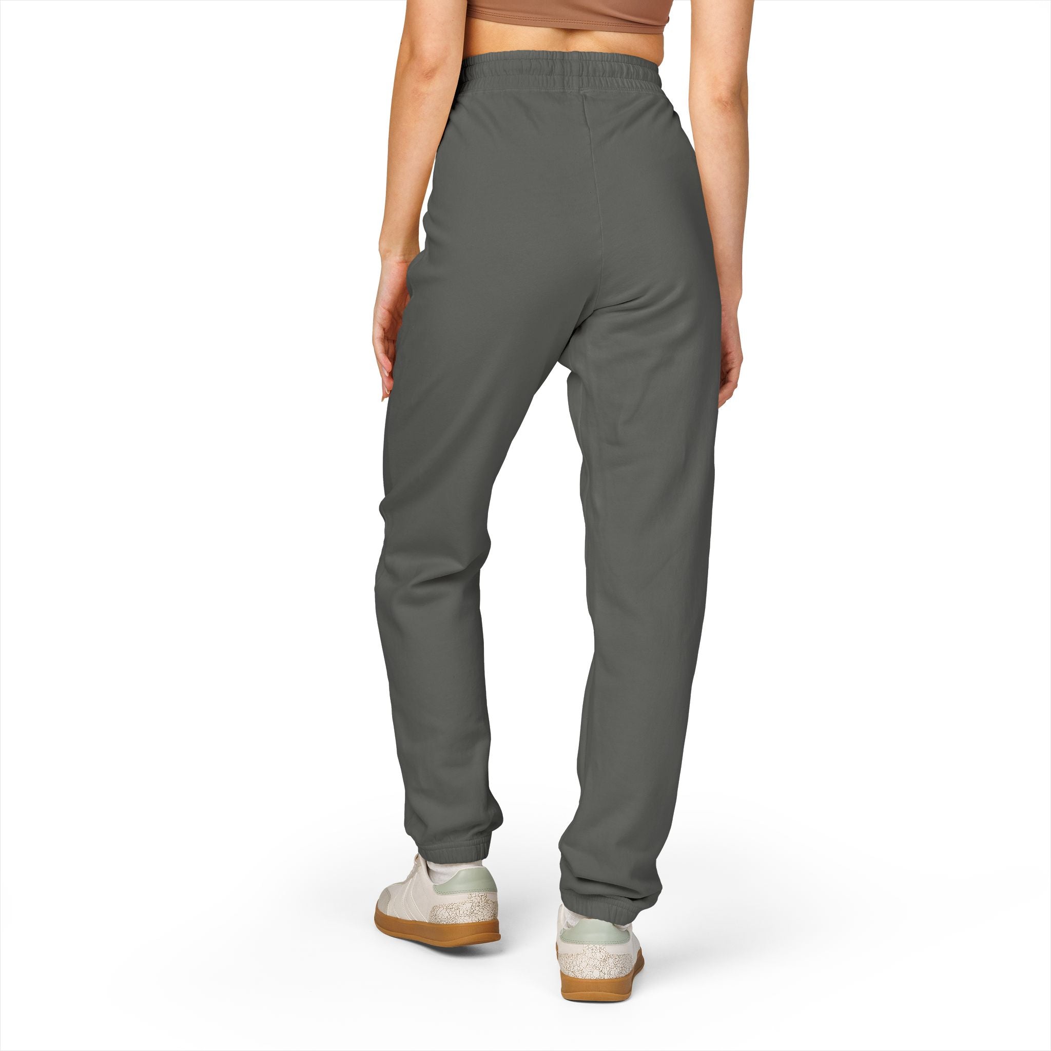 NDR Joggers — Graphic Sweatpants with Orange Rose SKULL