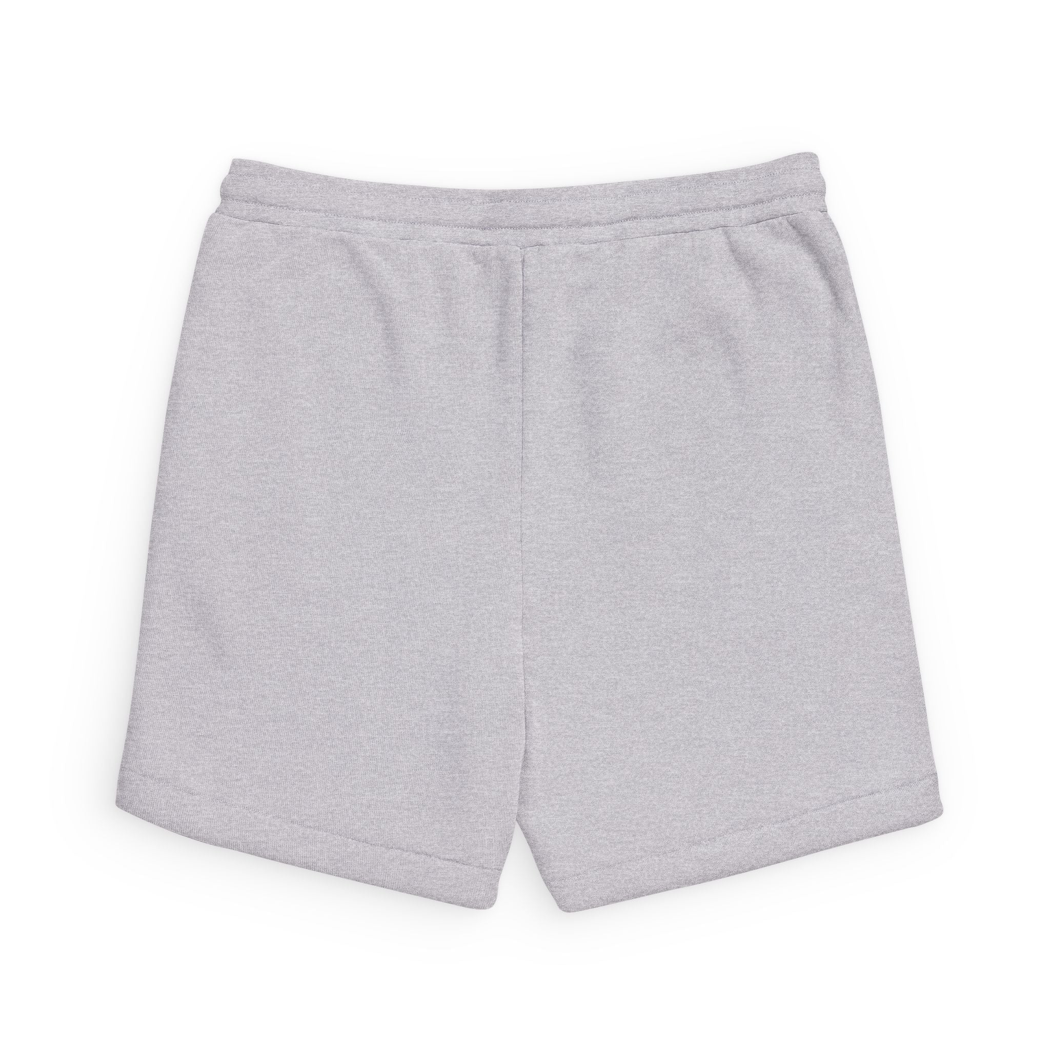 Minimal Compass Logo Sweatshorts — Black Sponge Fleece Casual Shorts