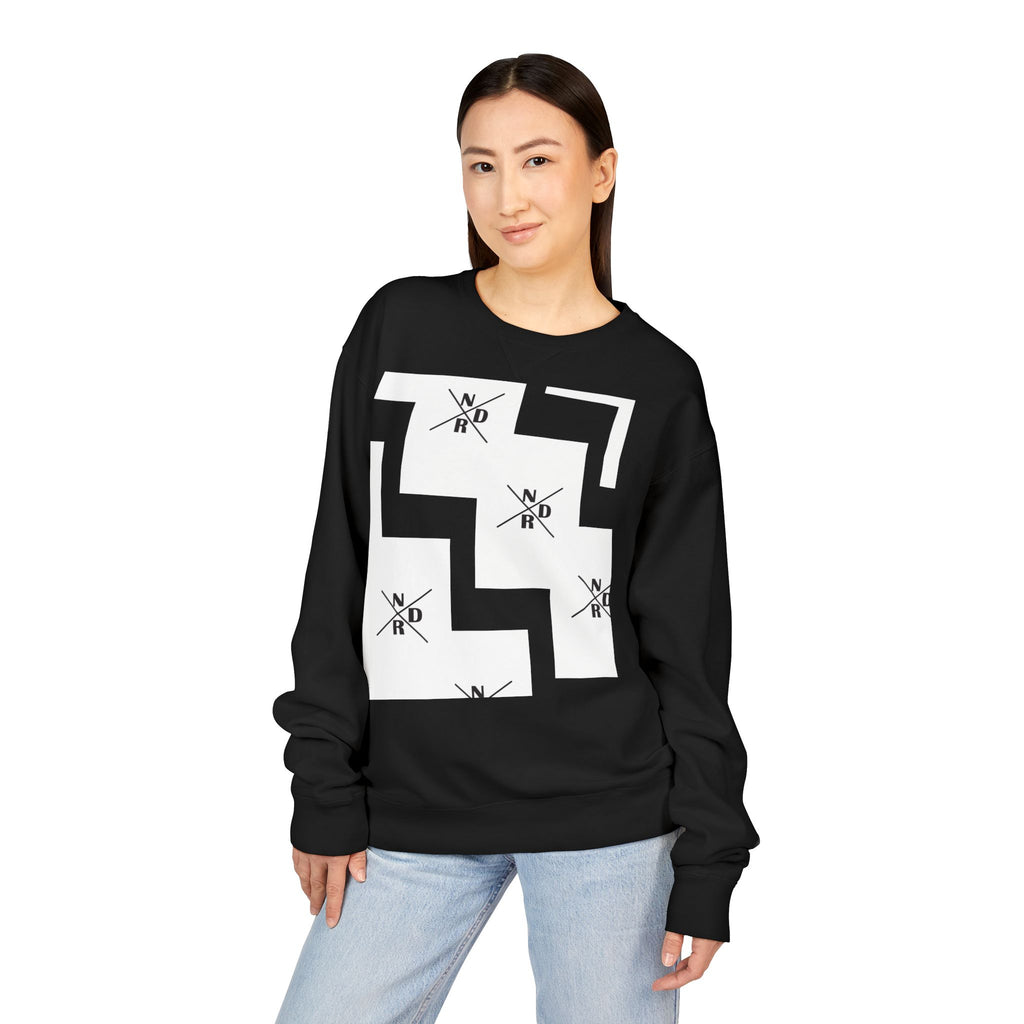 NDR Geometric  Crewneck  Pullover